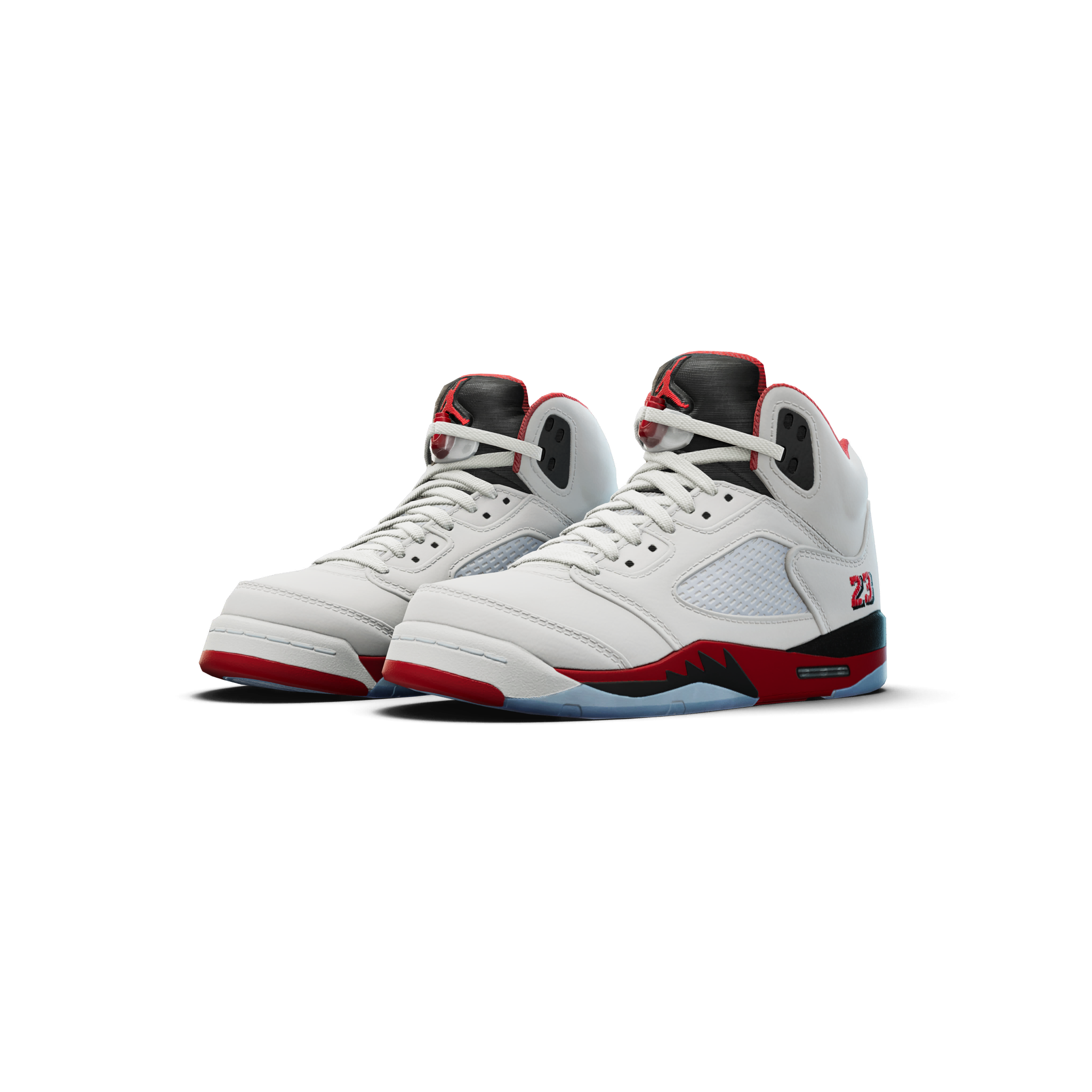 Air Jordan 5 Retro OG "Black Tongue/Fire Red"