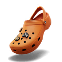 Crocs Classic Clog 'Orange Zing' - Jibbitz (on)