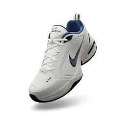 Nike Air Monarch IV "White/Metallic Silver"