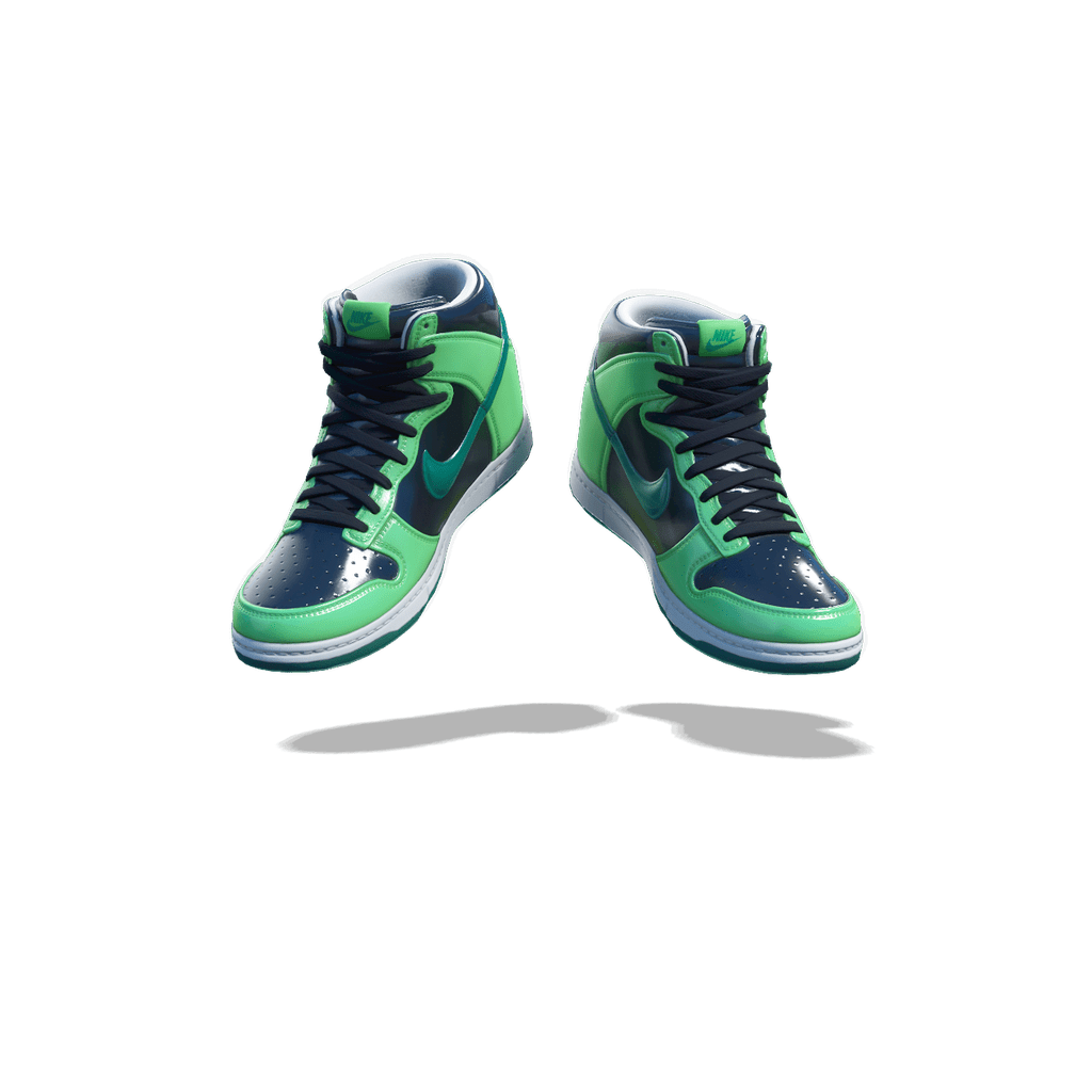 Chaussures Nike Dunk Hi Halloween Green Fortnite Featured Image