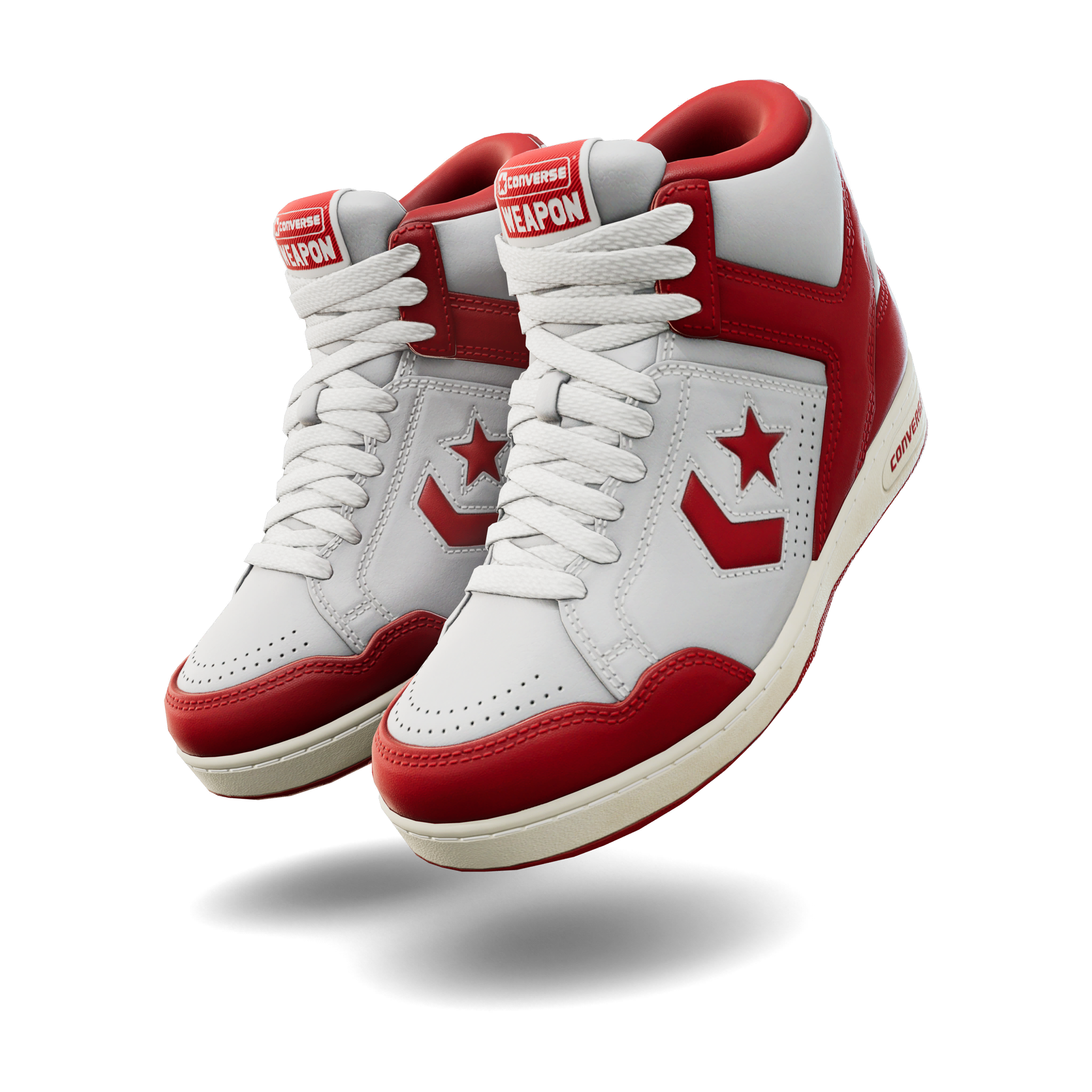 Converse Weapon Mid "Red/White"