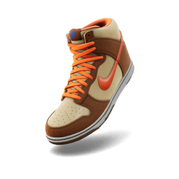 Nike Dunk High 'Beechtree/Orange Blaze'