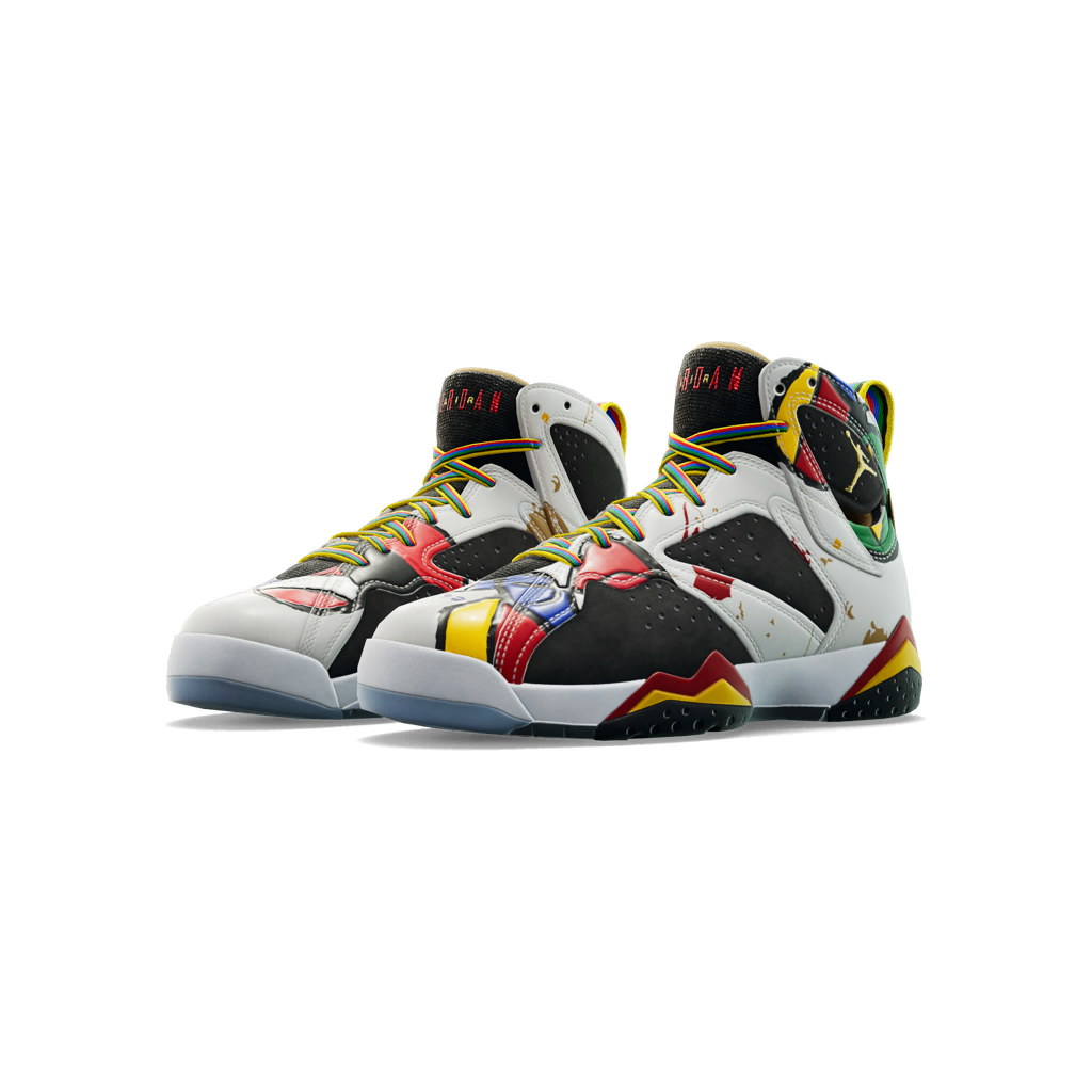 Air Jordan 7 "White/Black/Metallic Gold"