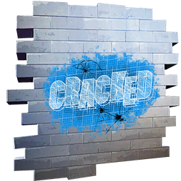 割れた設計図（エピック スプレー）- フォートナイト