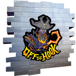 オフ・ザ・フック（エピック スプレー）- フォートナイト