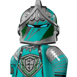 FNCS Teal Knight in LEGO