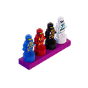 Elemental Ninja Statues