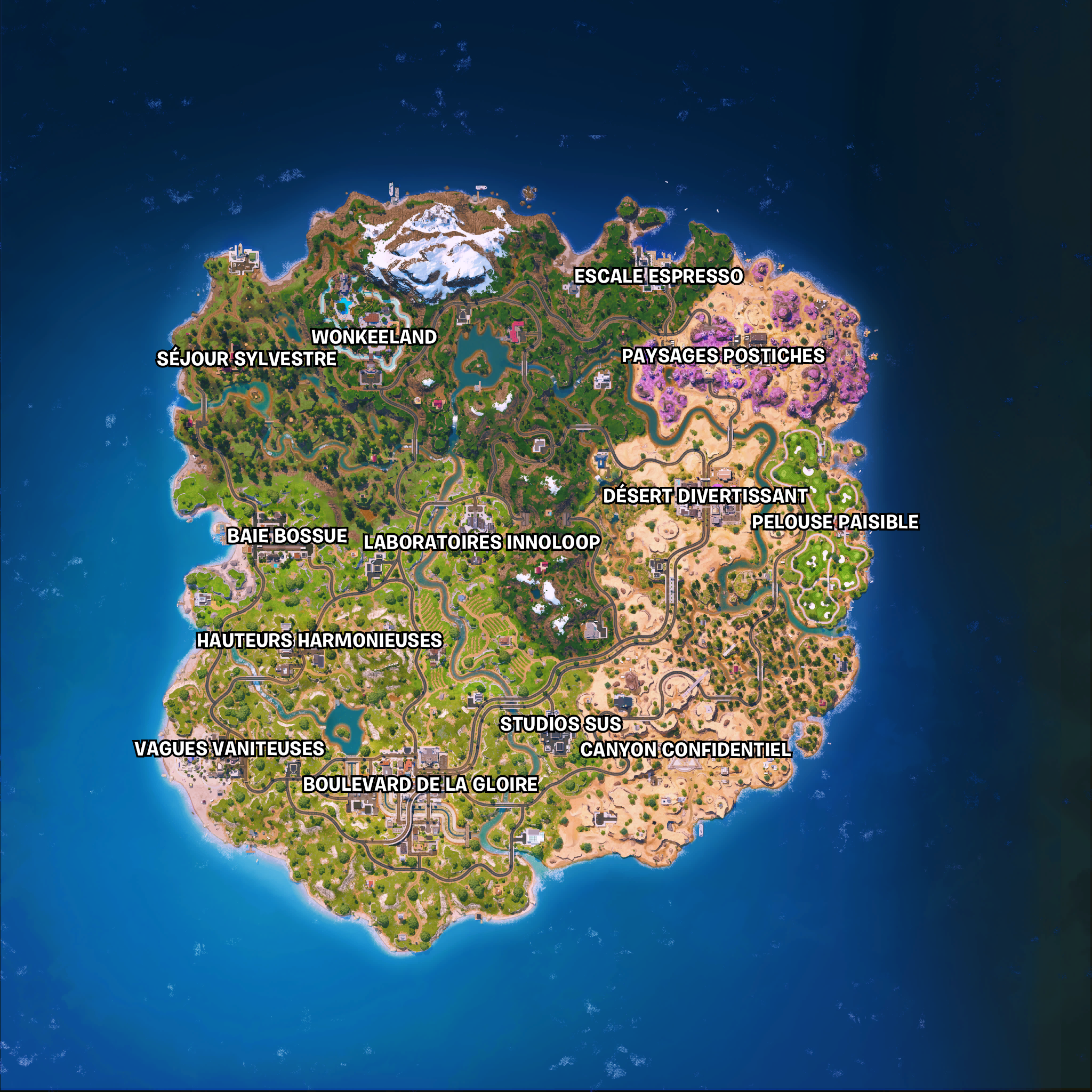 Carte Fortnite