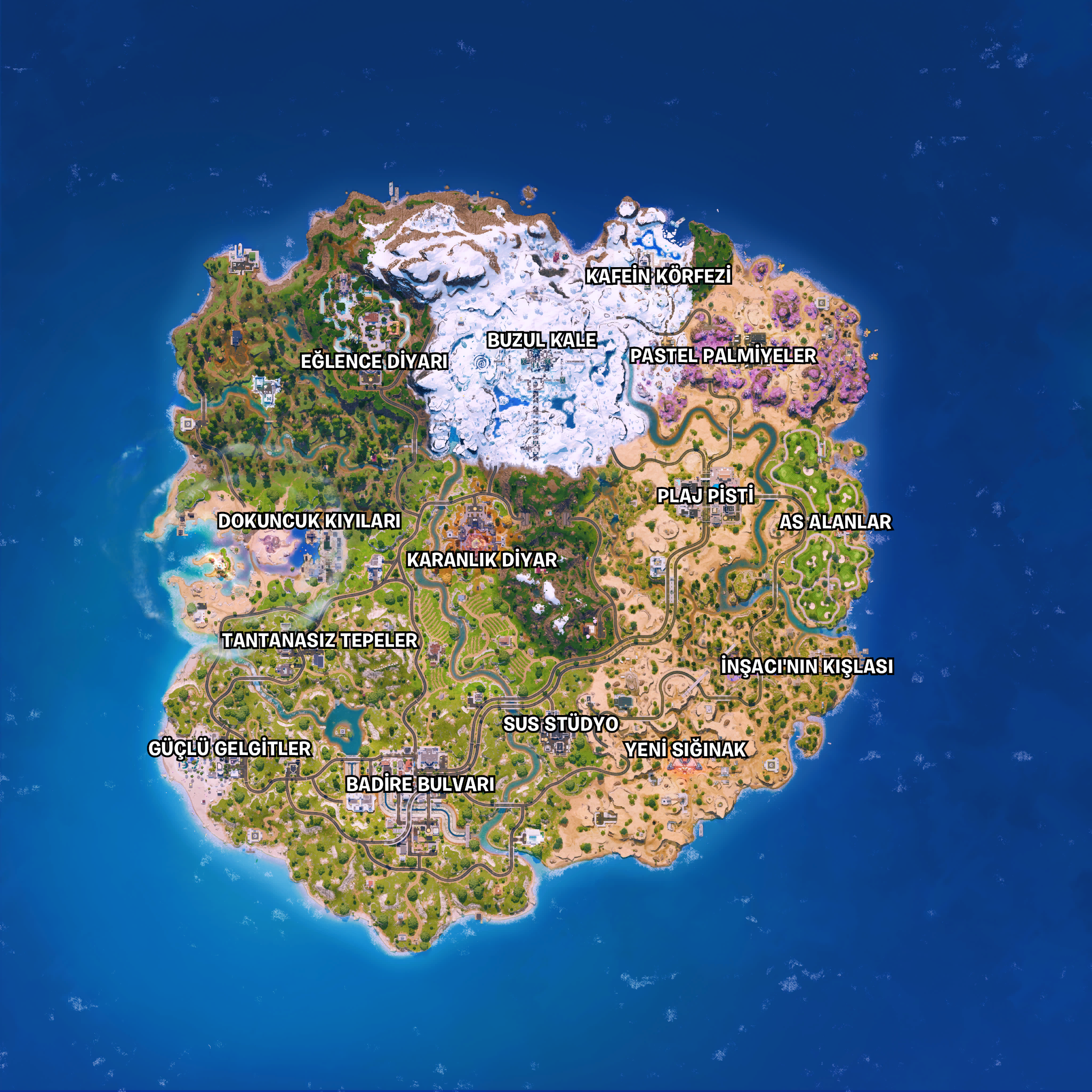 Fortnite haritası